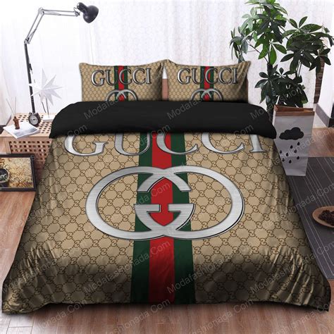 gucci king size bed sheets|gucci comforter set queen.